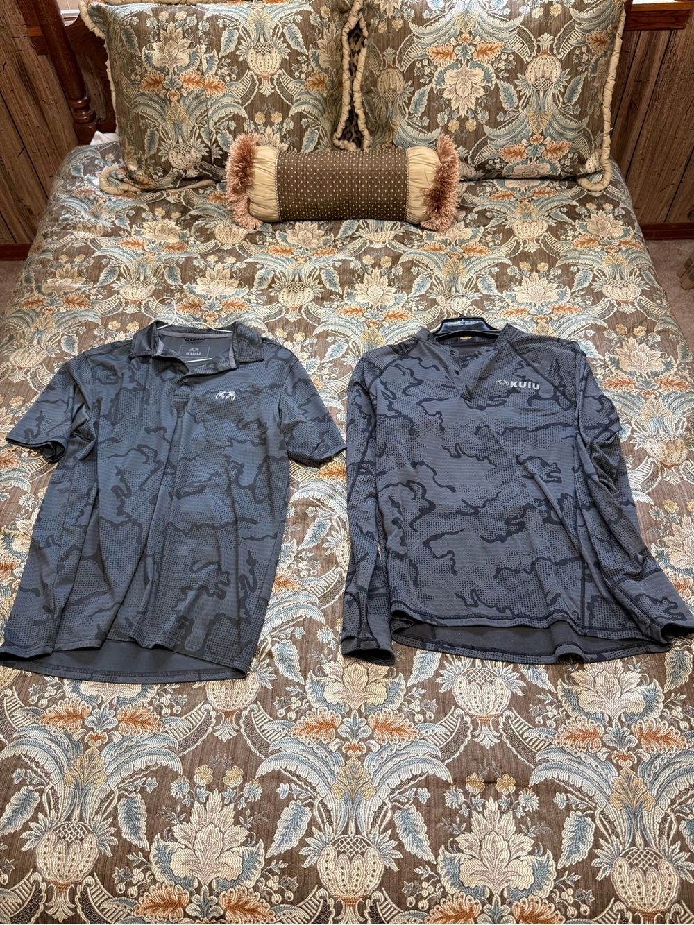 Kuiu Men's Performance Polo and Ridgepoint Henley